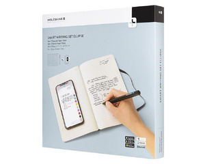 Набор Smart Writing блокнот Moleskine A5- 88 листов черный в линейку на сшивке (130x210 мм) + ручка